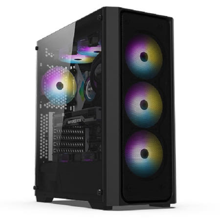 BRAVOTEC SWORD S830 RGB 타이탄 글래스 블랙 (빅타워)