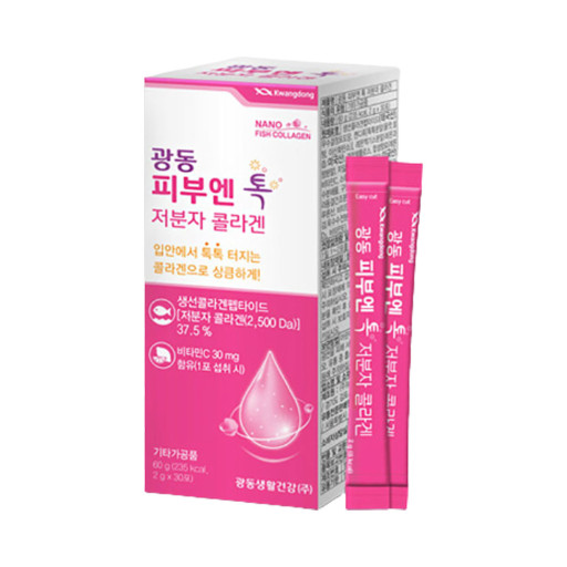 광동 피부엔 톡 저분자 콜라겐 2g x 30포