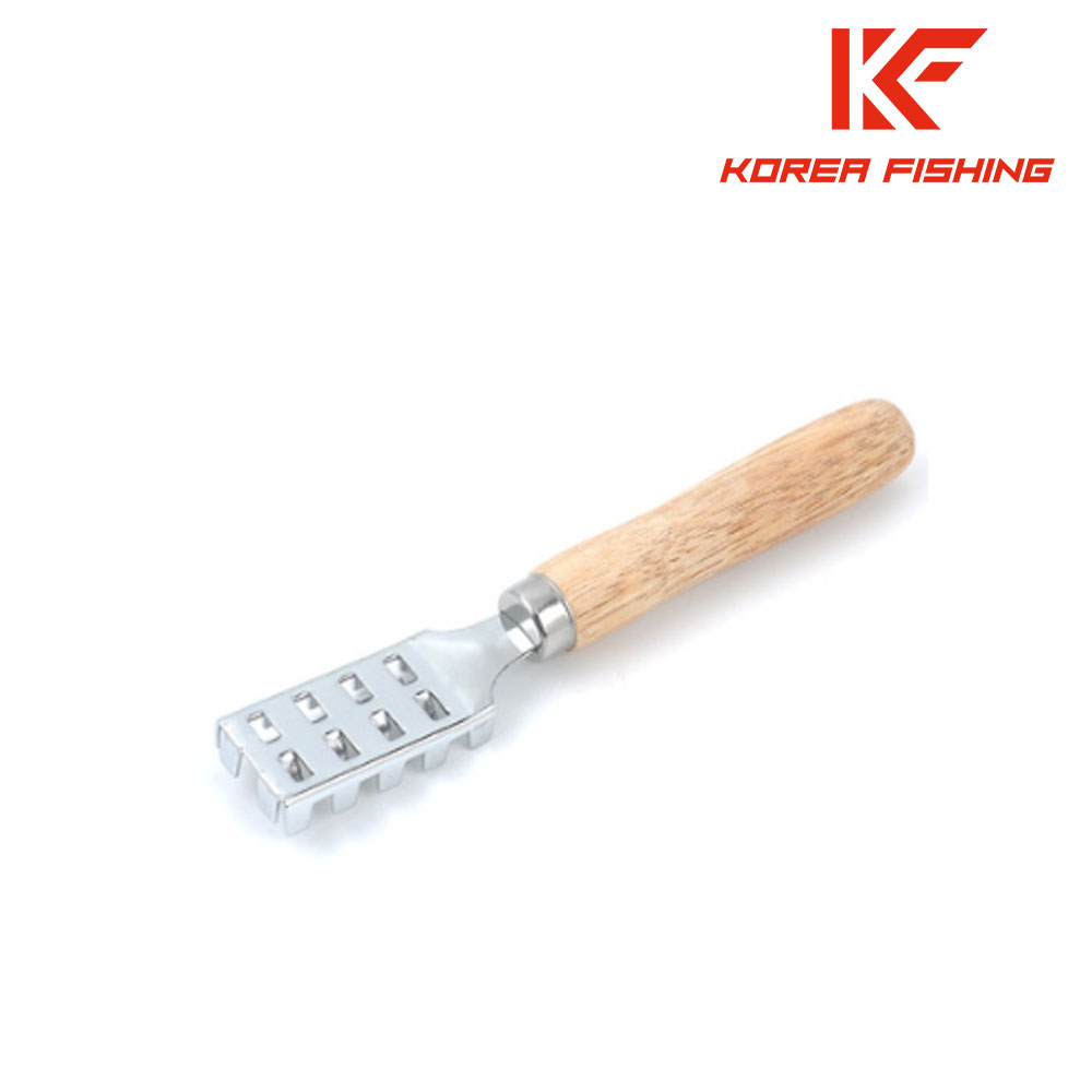 코리아피싱 비늘치기 생선비늘제거기우드그립 - 메인 이미지