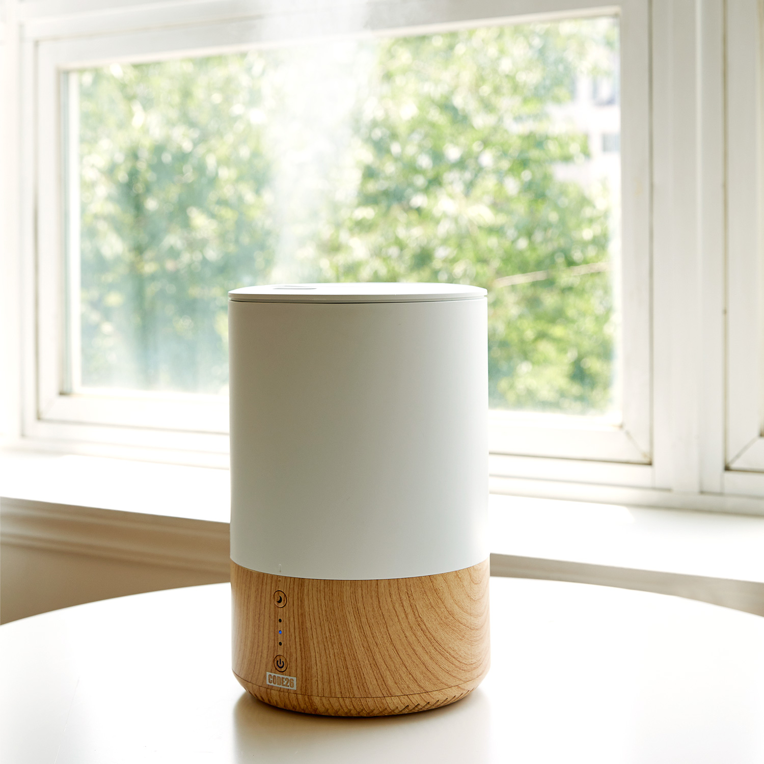 코드26 필터없는 원룸 사무실 휴대용 탁상용 책상 미니 무드등 가습기 A1800WO