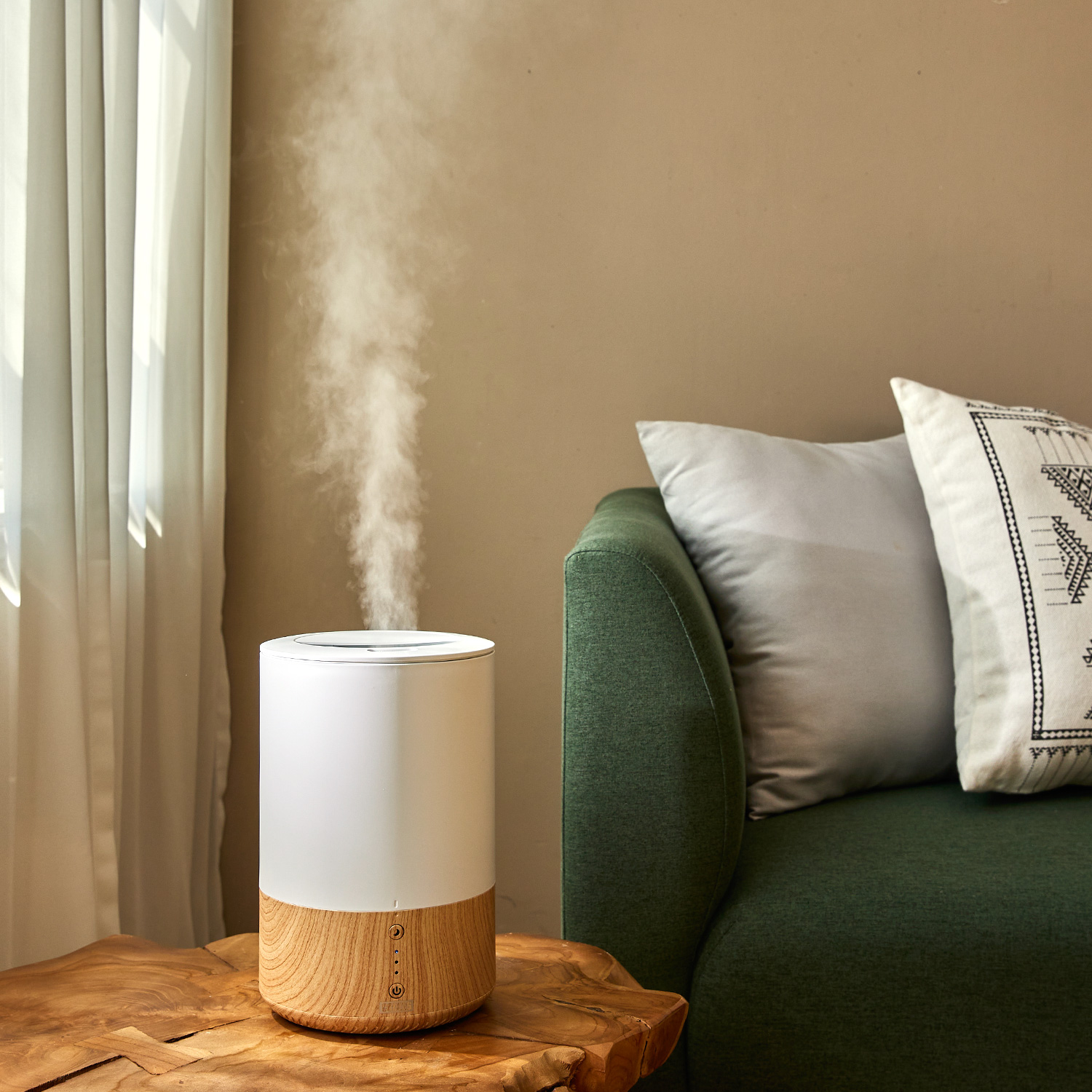 코드26 필터없는 원룸 사무실 휴대용 탁상용 책상 미니 무드등 가습기 A1800WO