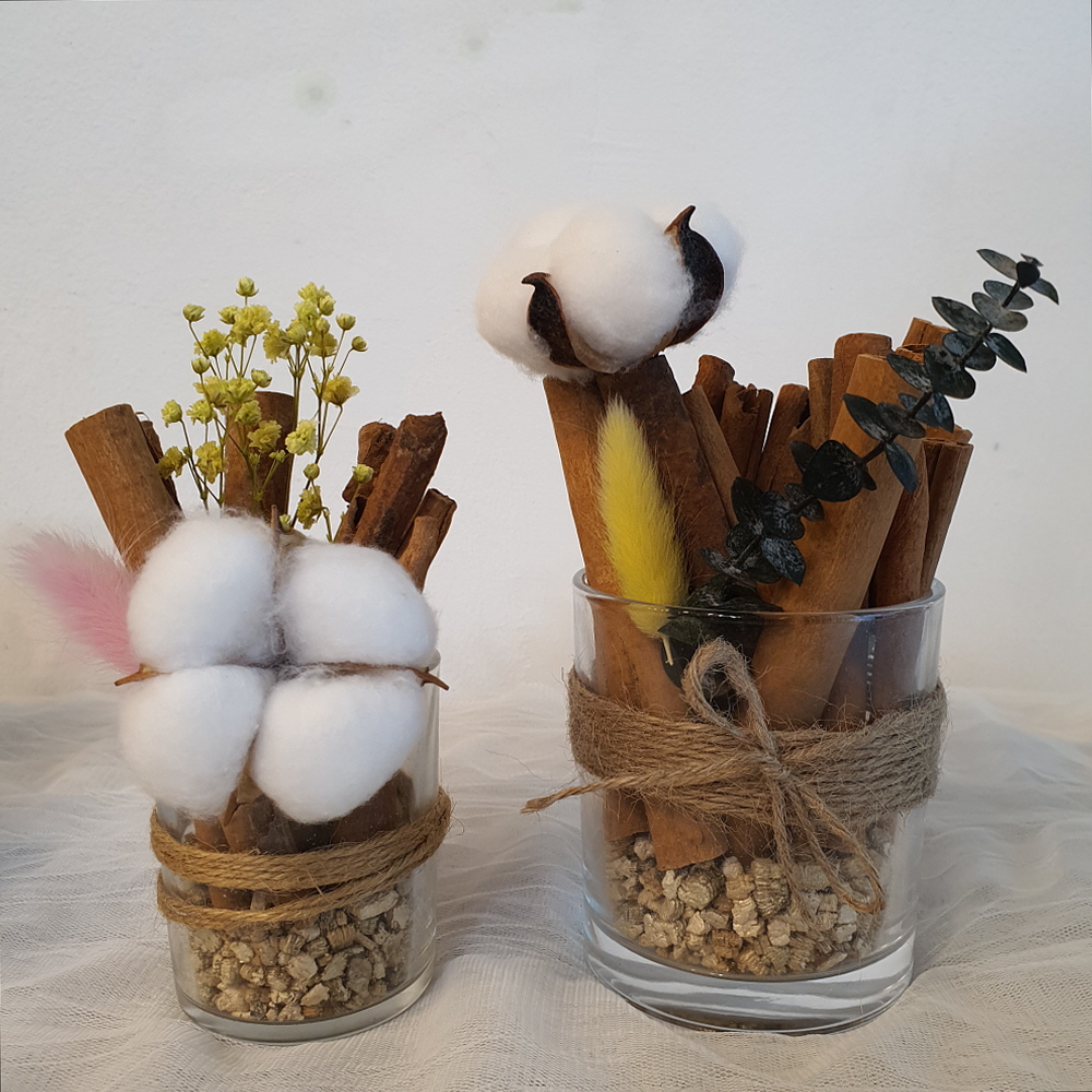 가을 인테리어 목화 시나몬 DIY 키트 거실 침실 카페 장식 소품 계피스틱 방향제 - 상세 이미지 4
