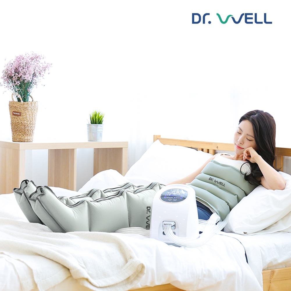 닥터웰 에어웨이브 4구 공기압 마사지기 풀 세트 DR-5180 (본체+다리+팔+허리) - 상세 이미지 2