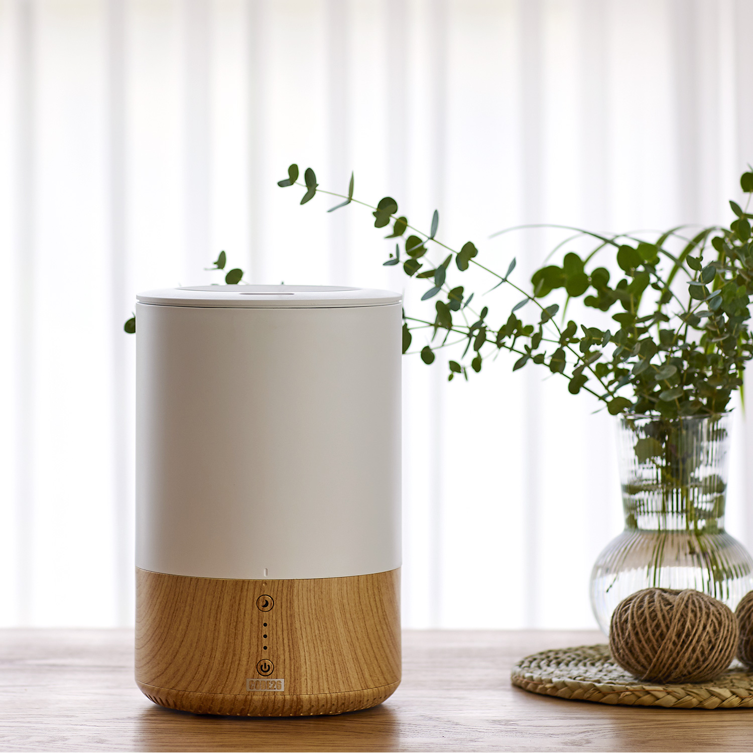 코드26 필터없는 원룸 사무실 휴대용 탁상용 책상 미니 무드등 가습기 A1800WO