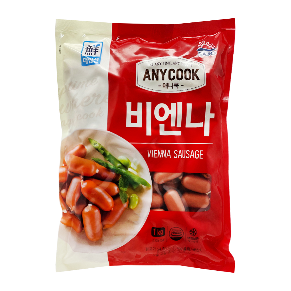 대림 애니쿡 비엔나 1kg : 푸드뱅크주식회사
