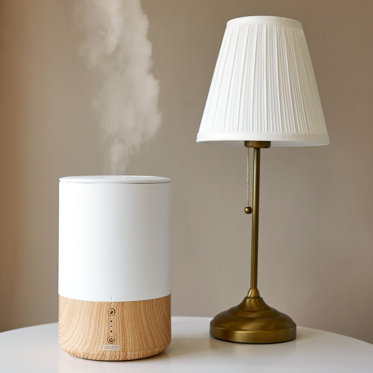 코드26 필터없는 원룸 사무실 휴대용 탁상용 책상 미니 무드등 가습기 A1800WO