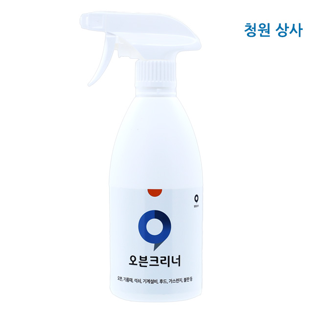 [1+1] 오븐 크리너 500ml 주방후드 기름때제거 가스렌지 기계설비 찌든때 동물성기름
