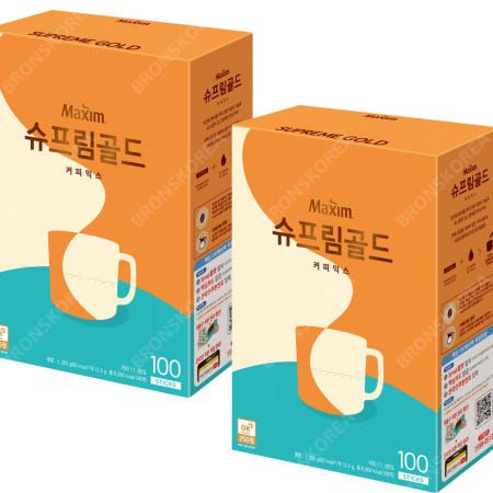 동서 맥심 슈프림골드 100T X 2개 커피믹스