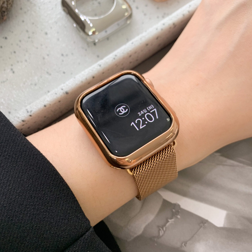 스마트워치 메탈 스트랩 베젤링 필름 워치 38mm 40mm 41mm 밴드 13종 모음 상세 이미지 130