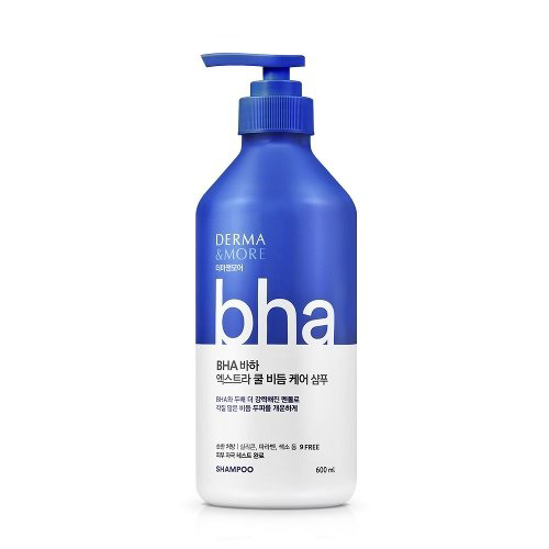 애경 더마앤모어 BHA 바하 쿨 비듬 케어 샴푸 600ml