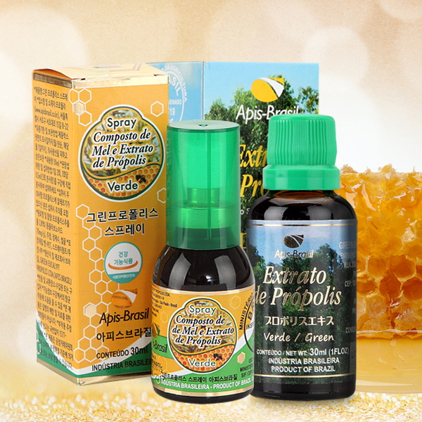 아피스브라질 그린 프로폴리스 액상 원액 1병 스프레이 1병 각병 30ml 제품 이미지