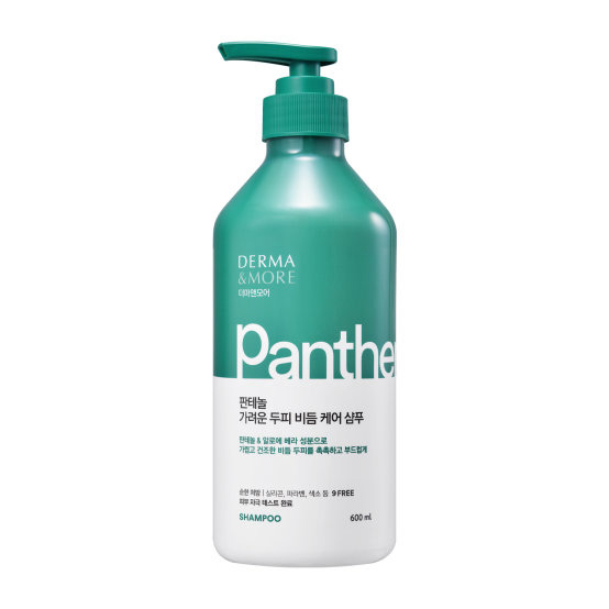 애경 더마앤모어 판테놀 비듬 두피 케어 샴푸 600ml - 메인 이미지