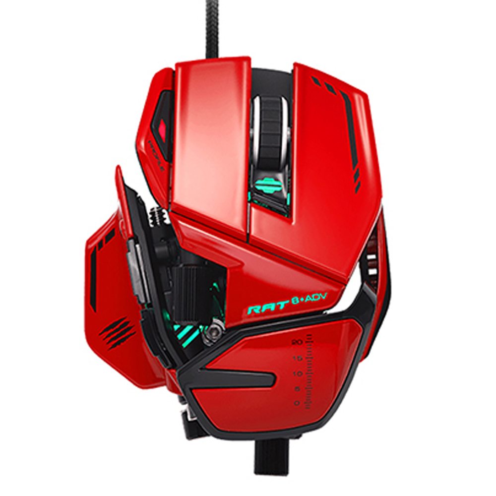 매드캣츠 MAdCATZ R.A.T 8 PLUS ADV RED 게이밍 마우스 - 상세 이미지 2