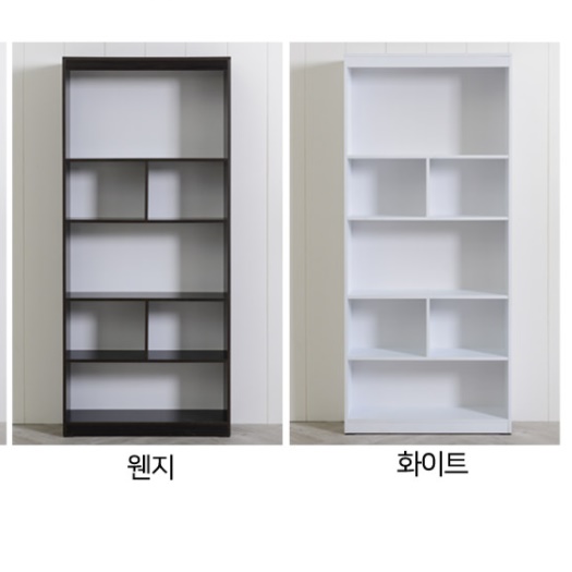 세로책장 800 원룸 나무 우드 아이방 책장 높은책장 - 상세 이미지 2
