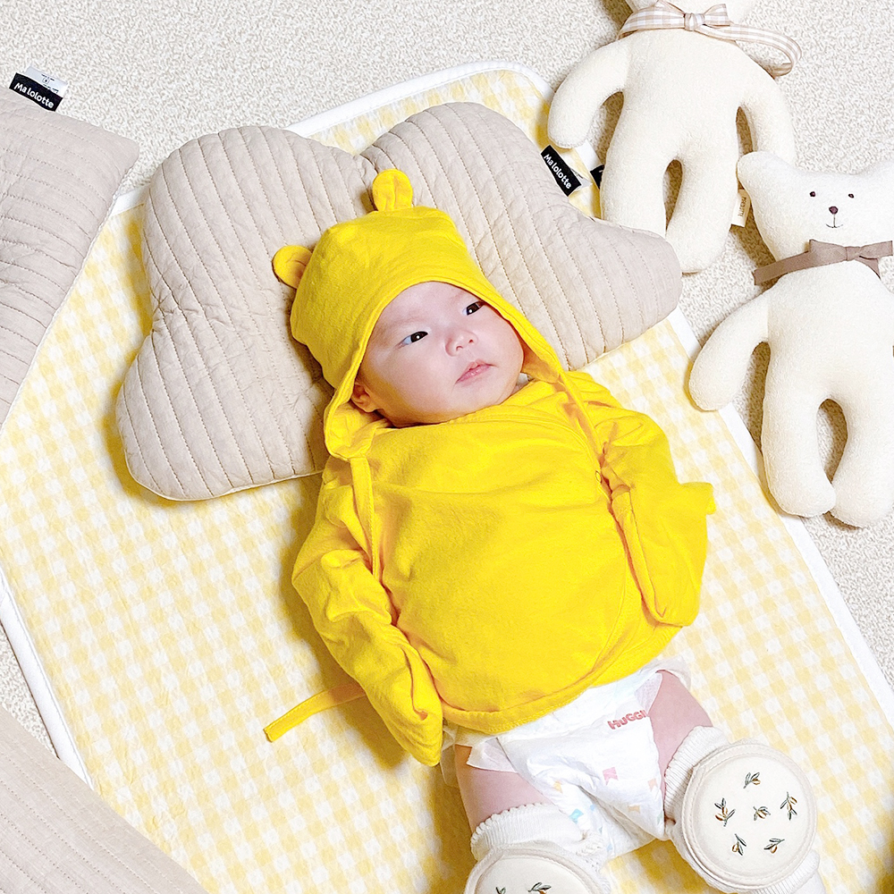 마롤로뜨 아기 베개 100수 누빔 구름 유아 짱구 신생아