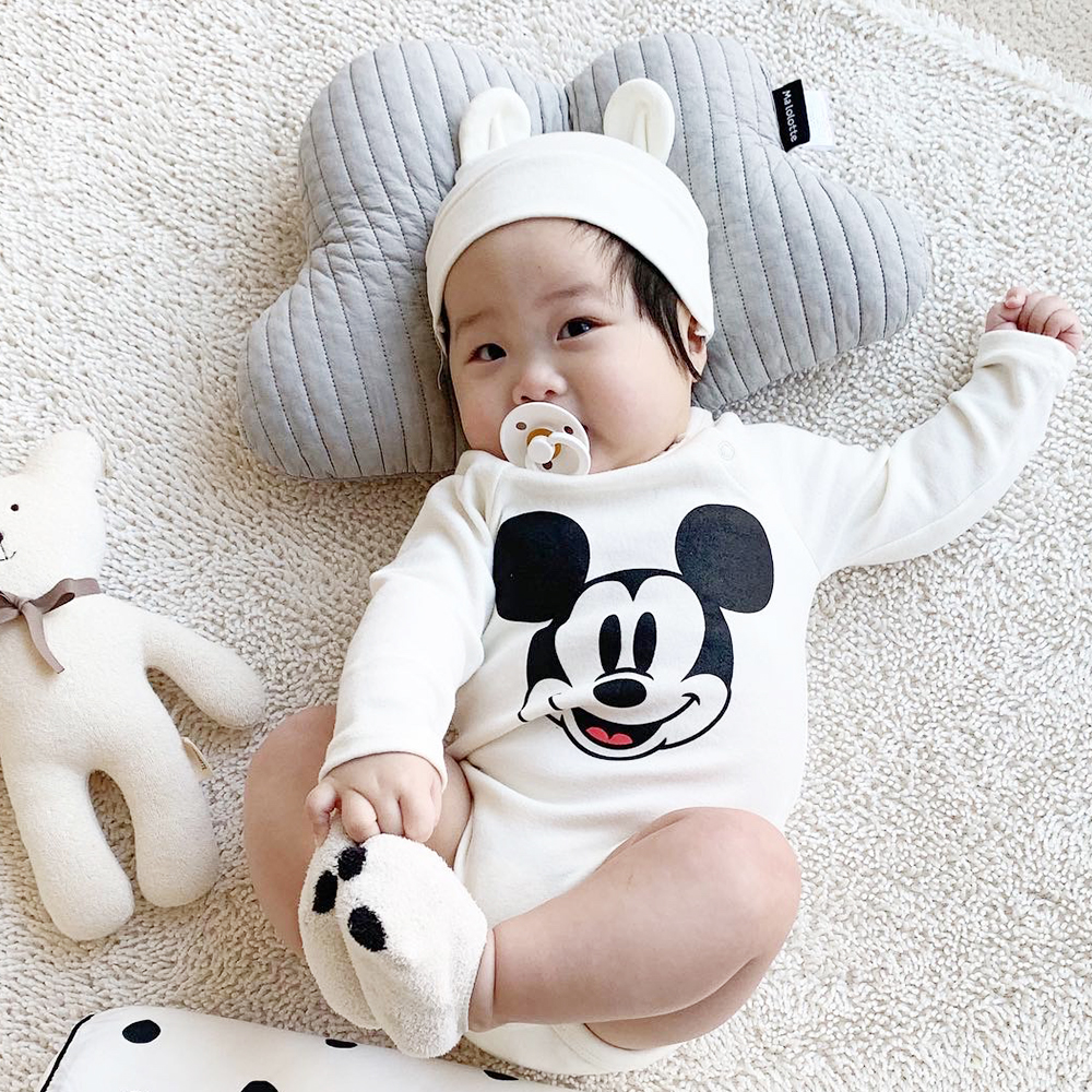 마롤로뜨 아기 베개 100수 누빔 구름 유아 짱구 신생아