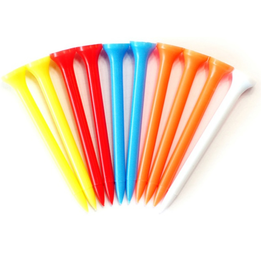 골프 플라스틱 골프티꽂이 세트 10pcs 숏티 롱티 42mm 70mm 83mm 필드용품 - 상세 이미지 3