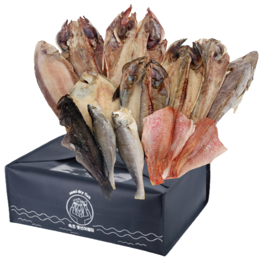 반건조생선 선물세트 참돔 볼락 열기 민어 서대박대 고등어 말린 모듬 명절 제수용 추석