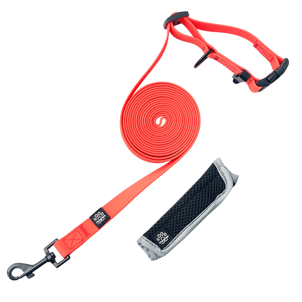 강아지 리드줄 핸즈프리 방수 산책줄 3미터 허리 어깨 S