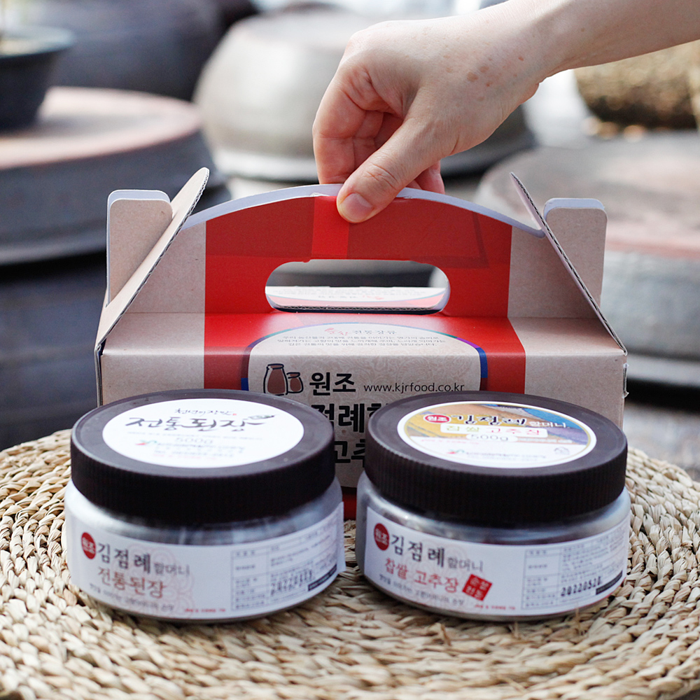 순창전통 찹쌀고추장 재래식된장 선물세트 명절 500g 김점례 - 상품 이미지