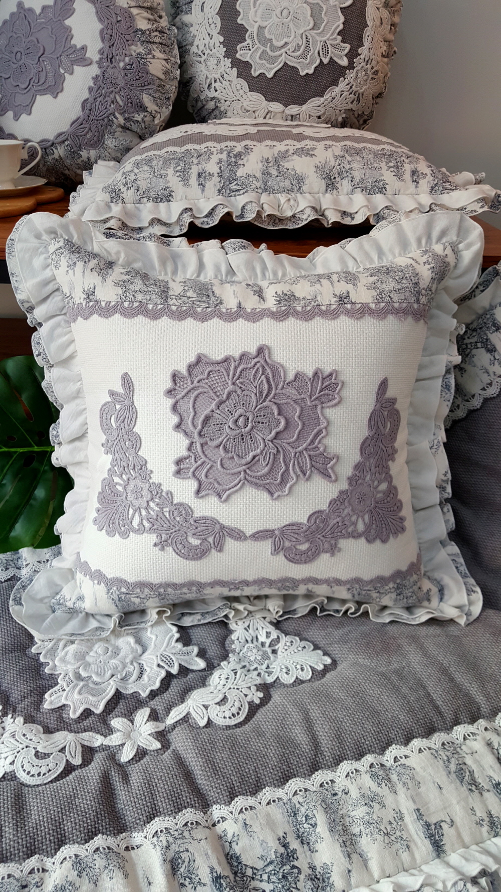 프렌치뜨왈 쇼파패드 4인용 3인용 돌쇼파패드 소파덮개 맞춤 제작