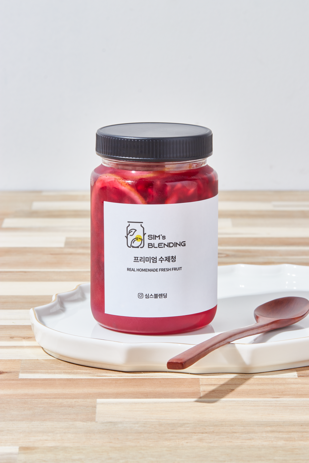 수제 딸기청 500g 답례품 과일청 선물세트 결혼 돌잔치 명절 - 상세 이미지 4
