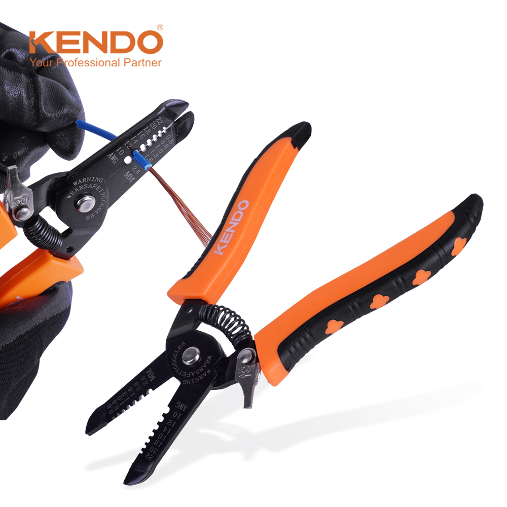 KENDO 180mm 와이어 스트리퍼 11703N (0.6-2.6mm) 피복 이지 제거기 - 메인 이미지