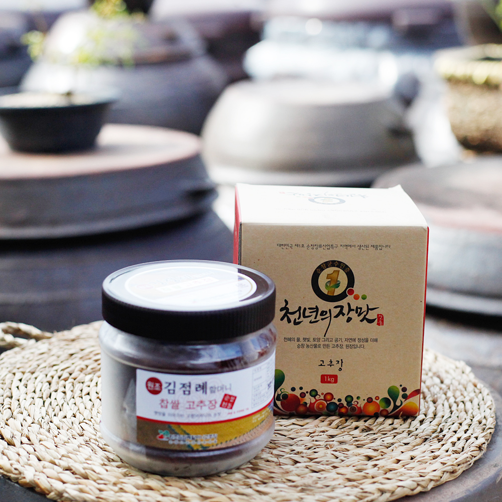 순창 찹쌀고추장 전통된장 선물세트 100% 국산재료 1kg 김점례 - 상세 이미지 2