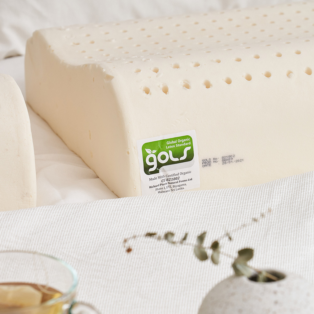 슬립스파 GOLS 오가닉 천연라텍스베개 태국 땅콩 경추 낮은베개
