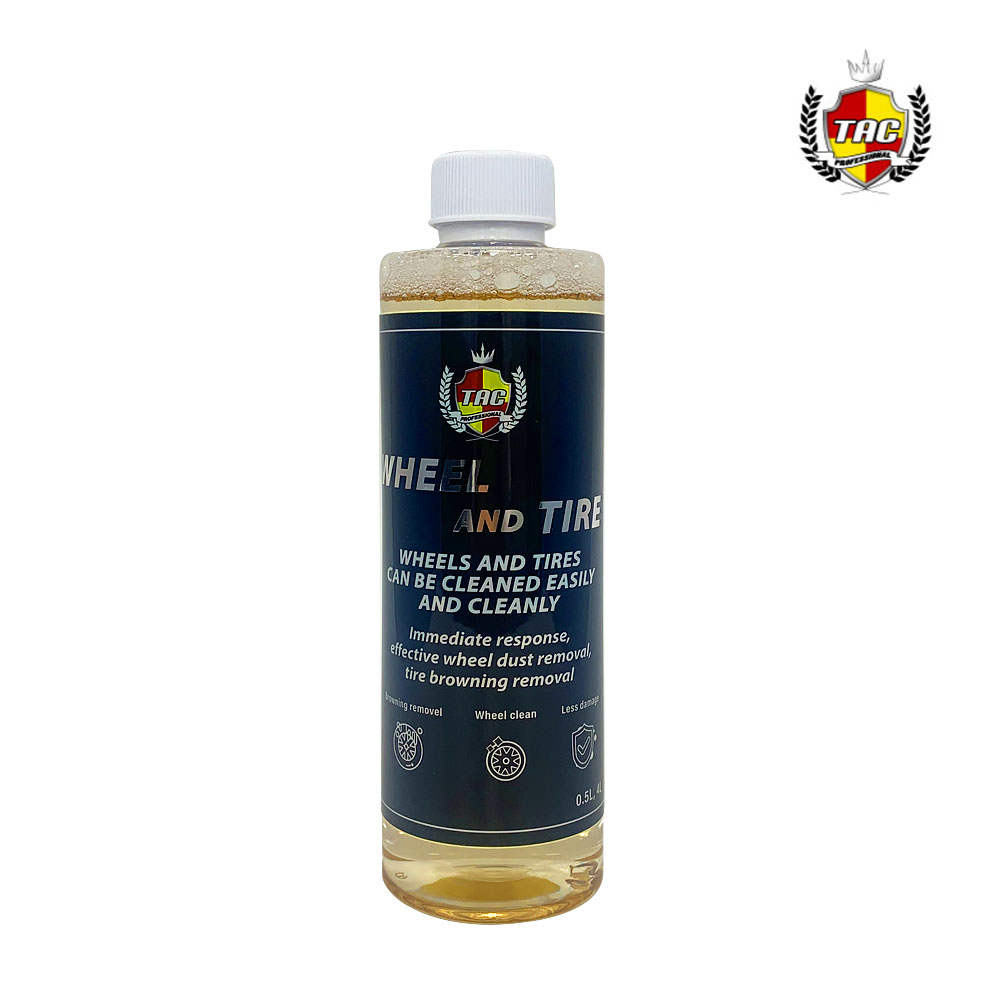 TAC시스템 휠앤타이어 클리너 신형 500ml 타이어 갈변제거제 폼 트리거 포함 - 메인 이미지