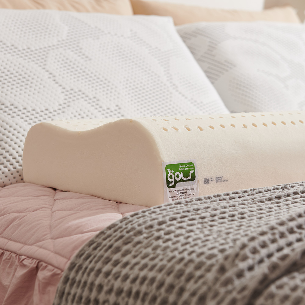 슬립스파 GOLS 오가닉 천연라텍스베개 태국 땅콩 경추 낮은베개