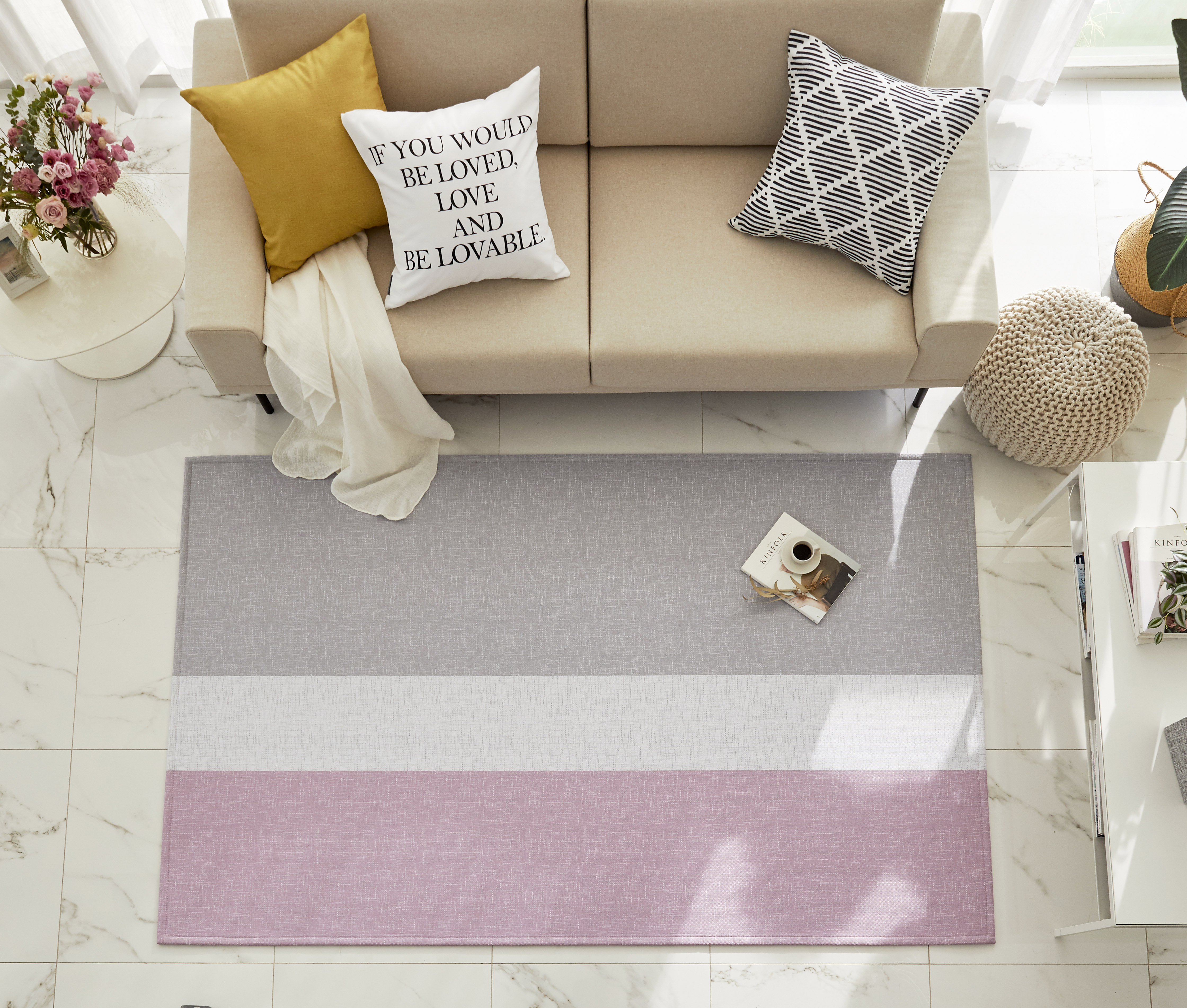 워셔블러그 단모 먼지없는 사계절 방수 어반 대형 침실 식탁 러그