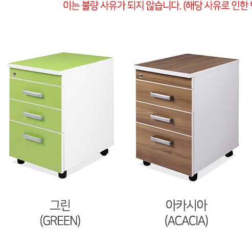 3단 책상 서랍장 보조 서랍 복합기 테이블 - 상세 이미지 4