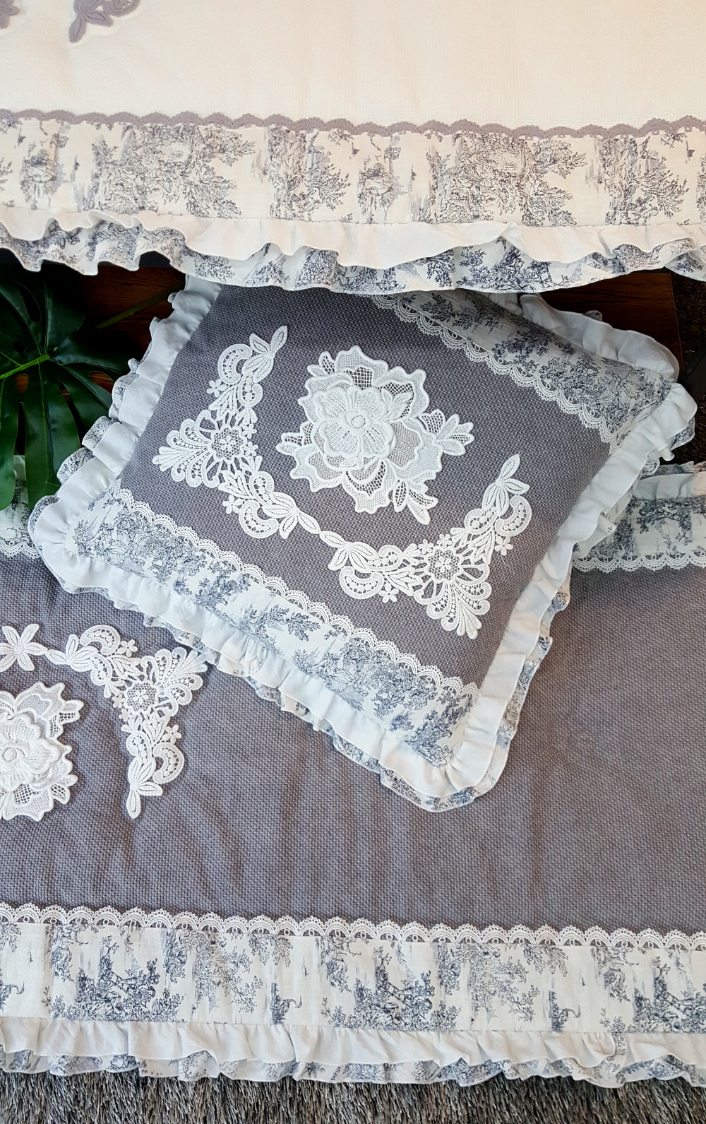 프렌치뜨왈 쇼파패드 4인용 3인용 돌쇼파패드 소파덮개 맞춤 제작