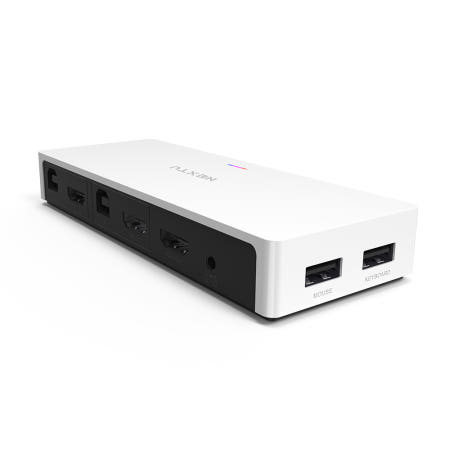 넥스트유 7602KVM-4K WH 2포트 KVM 스위치 화이트 / 4K HDMI USB 2포트 / HDCP / 핫키 2대 PC 선택 제어