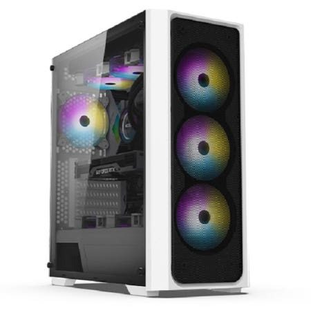 BRAVOTEC SWORD S830 RGB 타이탄 글래스 화이트 (미들타워)