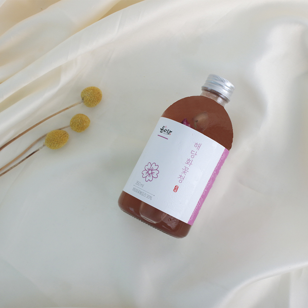 (몸사랑) 수제 해당화꽃청 350ml