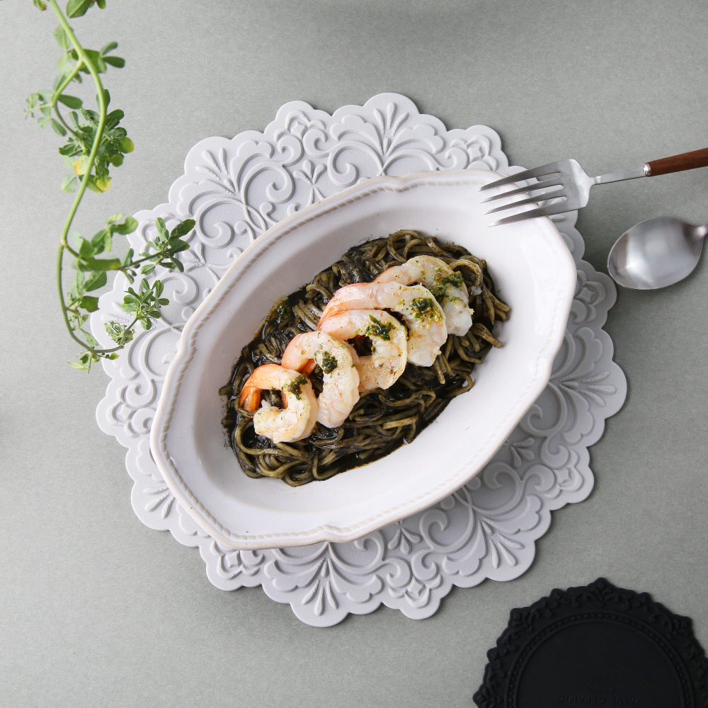 벨류세라믹 아멜리아 실리콘 식탁매트 테이블매트 플레이트 30cm