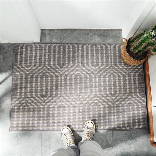 현관 입구 업소용 매장 가게 출입문 고급형 도어매트 60x90 그레이