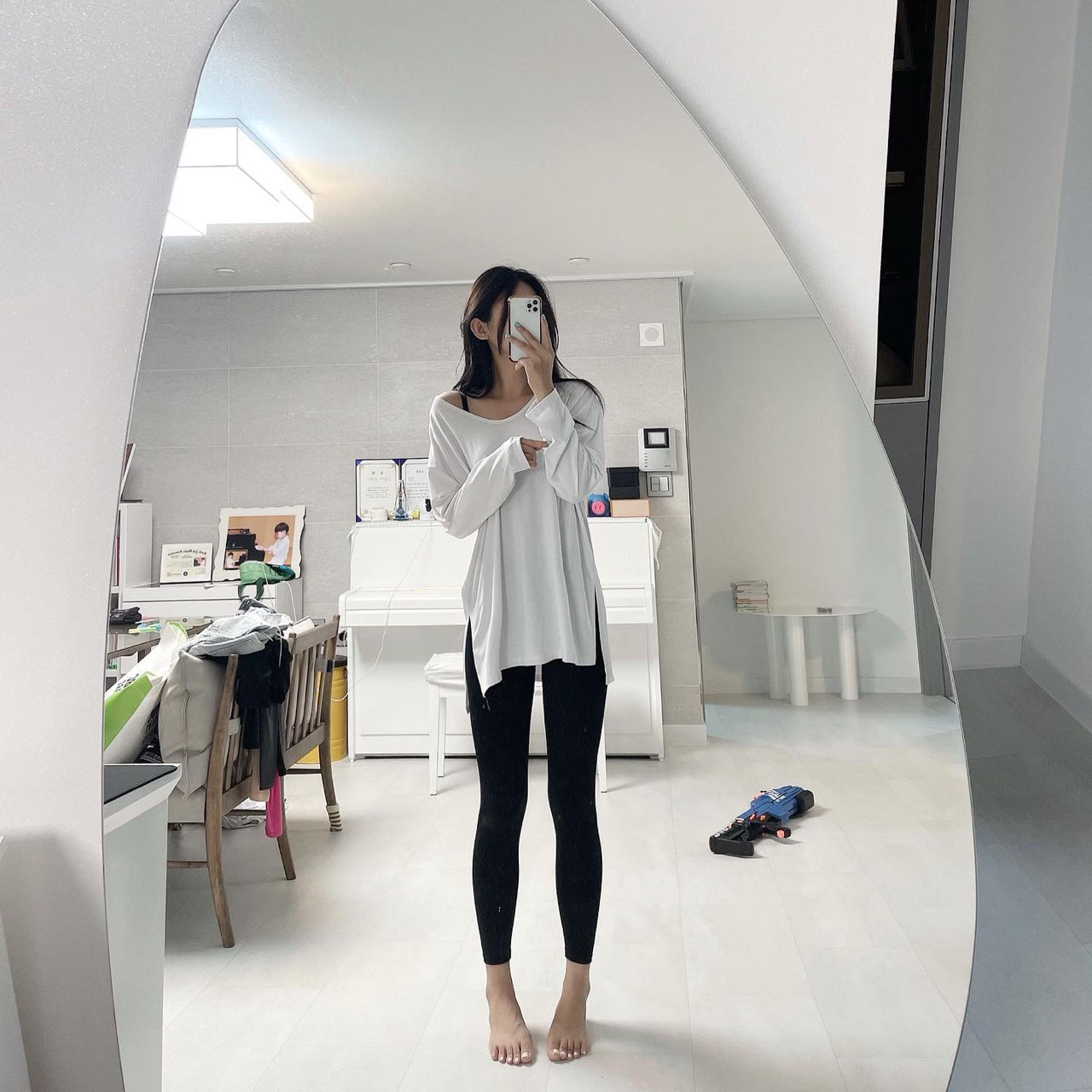 [원가이하세일- 자체제작 / 기획특가] 몸매 보정 입체  패턴 텐션업 데일리 레깅스 상세 이미지 7