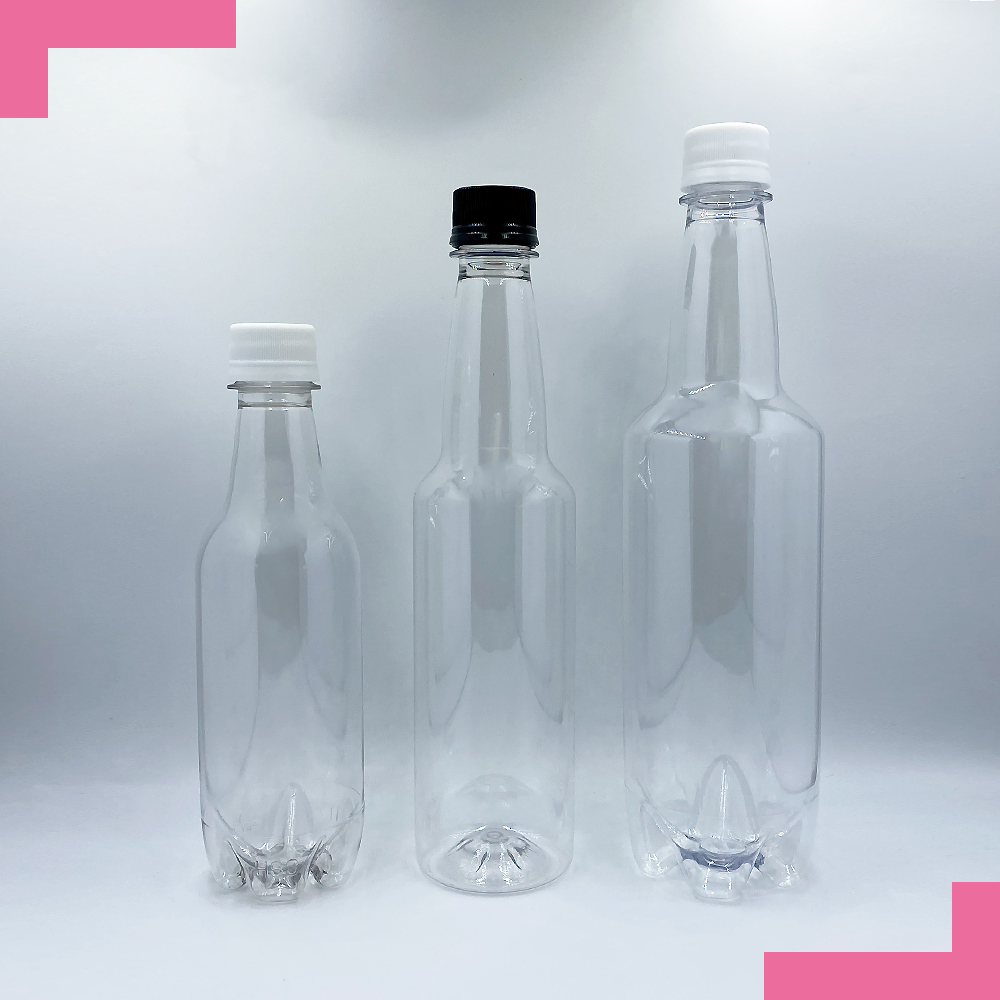 보틀스 와인페트병 100개 투명 담금주 소분공병 보관공병 빈병 350ml 용량선택