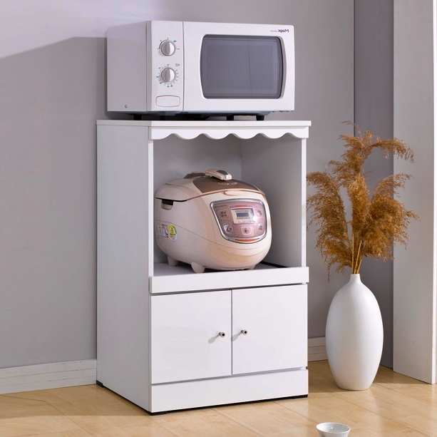 전기 밥솥 수납장 광파 오븐 장 렌즈 다이 정리대