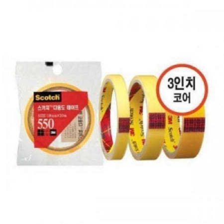 3M 스카치 다용도 테이프 550/600 12mmx20M 3인치코어