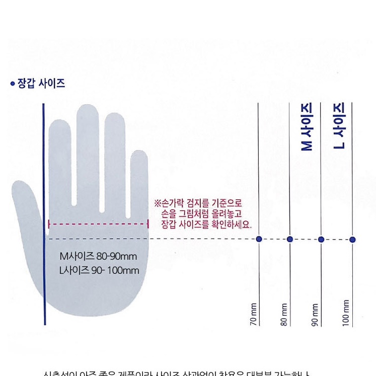 쉐프 위생장갑 고기손질 요리용 라텍스 장갑 식품용 조리용 이미지 7