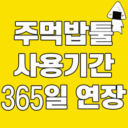 [20%]주먹밥의 블로그램 365일 연장
