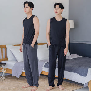 세상편한 남자 기모 파자마 겨울 남성 잠옷 바지 착용 후기 | 사이즈/핏 총정리 - 상품 이미지 4