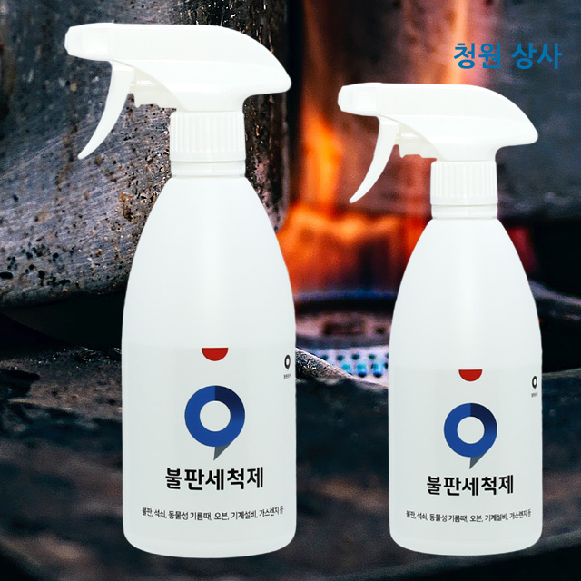 불판세척제 1개 + 오븐크리너 1개 주방후드 기름때제거 가스렌지 기계설비 동물성기름때