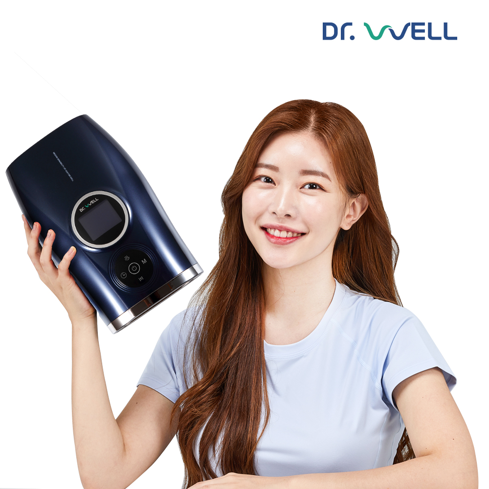 닥터웰 프리미엄 LCD터치 큐어 무선 손 마사지기 DR-852 (네이비) - 상세 이미지 3