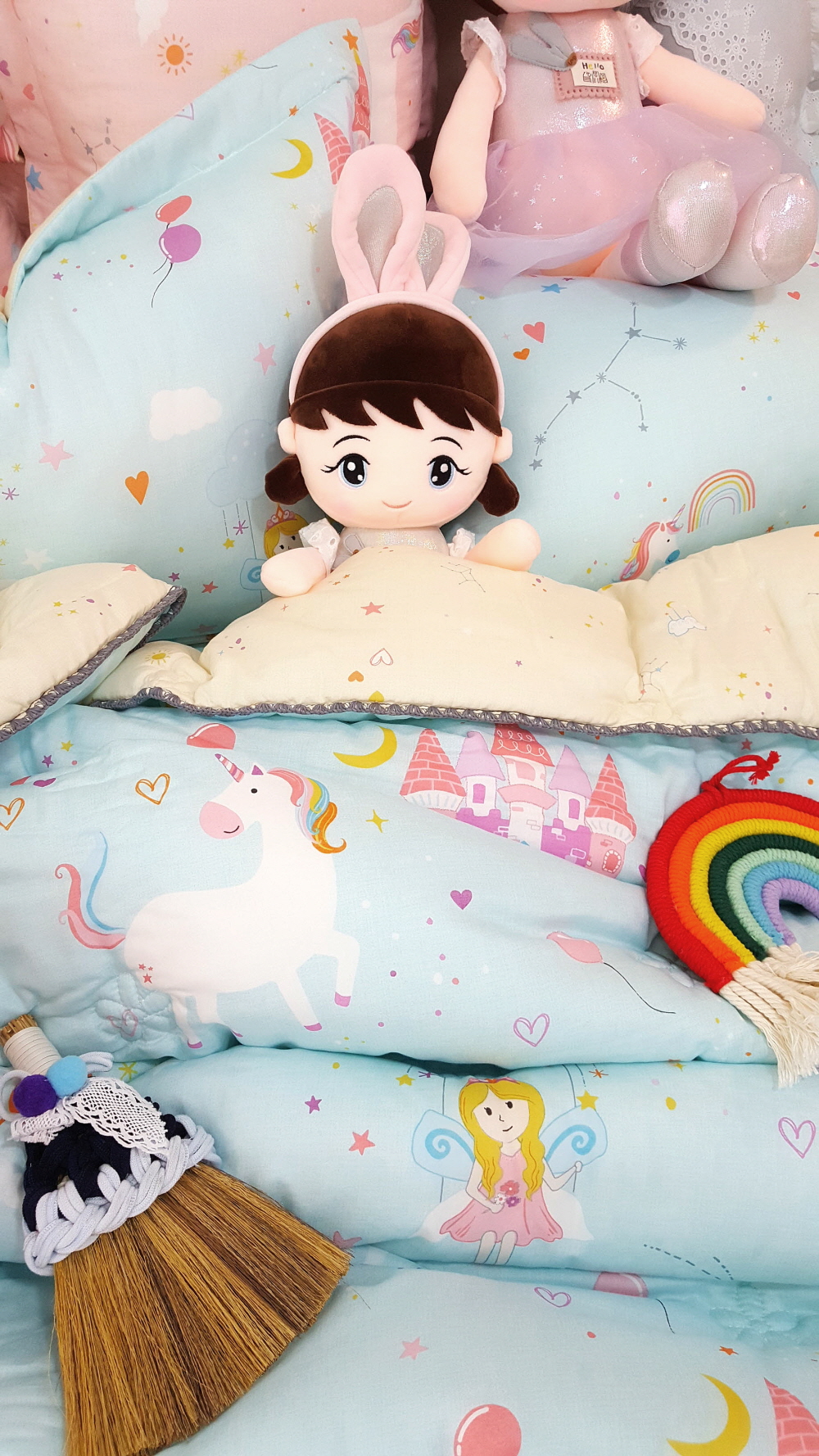 유니콘 구름 모달이불 어린이이불 세트 겨울 간절기