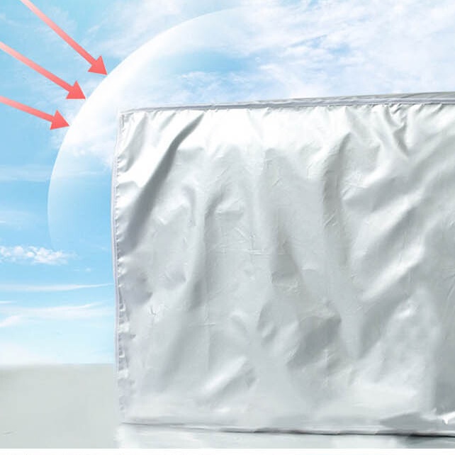 에어컨 실외기 가림막 보호 커버 안전 가리개  은박지 방수 난연  덮개 소